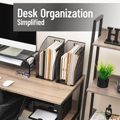 Mind Reader Vertical File Organizers, Desktop File Holders - Image 2