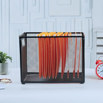 SETTFRFE 2 Pack Letter Size Hanging Folder Organizer, Metal Mesh Hanging File - Image 4