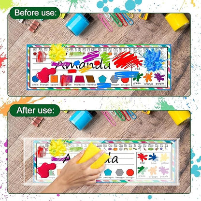 Meetory 40 PCS Nameplate Pocket - Image 4