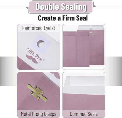 Mr. Pen- Clasp Envelopes, 18 Pack, 9x12 Inches, Mailing Documents, Office - Image 4