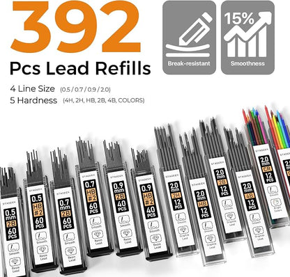 STAGEEK 25PCS Art Mechanical Pencil Set, Eraser - Image 4