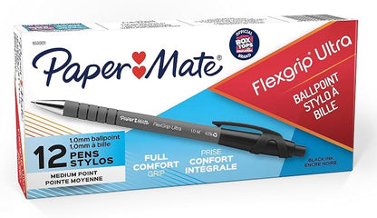 Paper Mate FlexGrip Ultra Retractable Ballpoint Pens, Medium Point, Journaling - Image 6