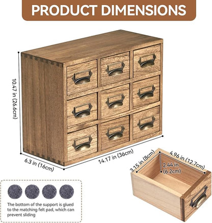 KIRIGEN Wooden Desk Storage Cabinet - Image 8