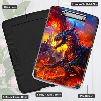 Castle Flaming Dragon A4 Clipboard - Image 5