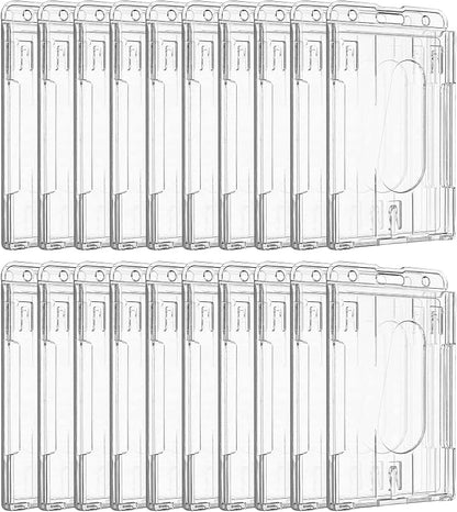 Pawfly 20 Pack Vertical 2-Card Badge Holder by Pawfly
