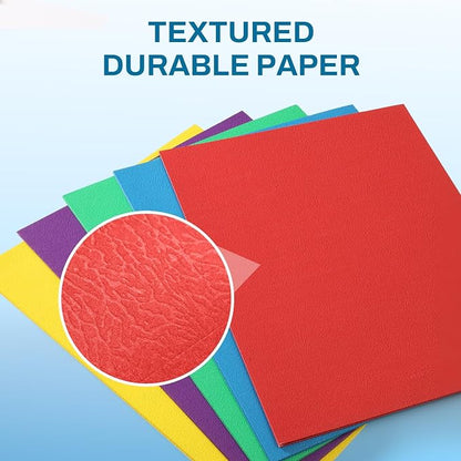 SUNEE Two Pocket Folders, 100 Pack File Folders - Image 3