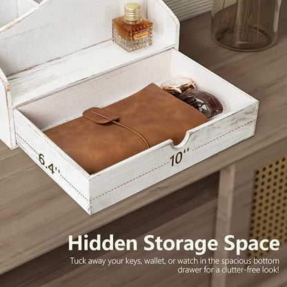 Pine Wooden Mail Organizer for Desk - Image 5