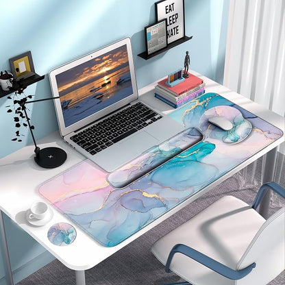 Desk Mat Set + Keyboard and Mouse Pad - Image 4