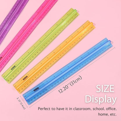BAZIC Products 12 in Plastic Ruler - Image 2