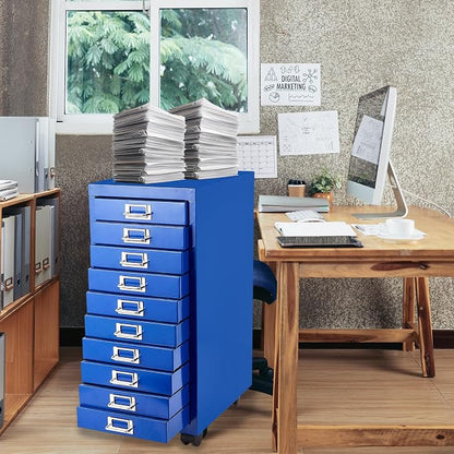 File Cabinet MINI 10 Tier Metal File Organizer Document Organizer - Image 7