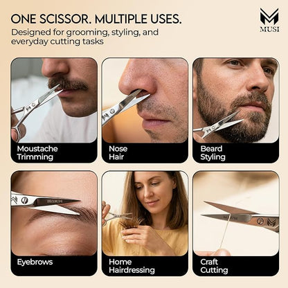 MUSI 4 Inch Eyebrow Scissors - Image 6