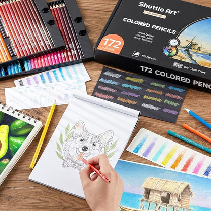 Shuttle Art 172 Colored Pencils - Image 2