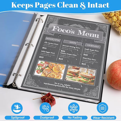 200 Pack Sheet Protectors for 3 Ring Binder - Image 5