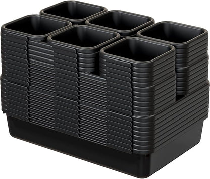 Simple Houseware Interlocking Desk Drawer Bins Organizer, 42 Packs - Image 9