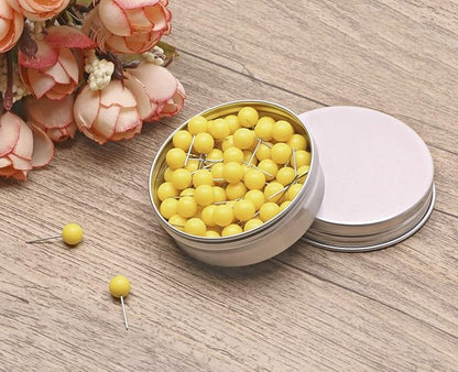 Tupalizy 100PCS 1/4 Inch Small Round Head Map Tacks Pins - Image 4