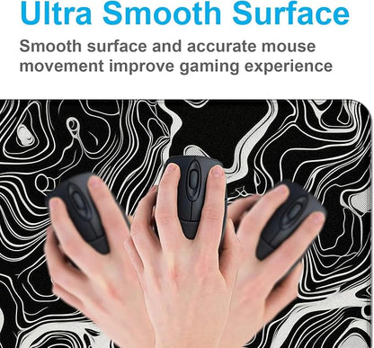 Marble Patterned XL Gaming Mouse Pad, Suitable - Image 5