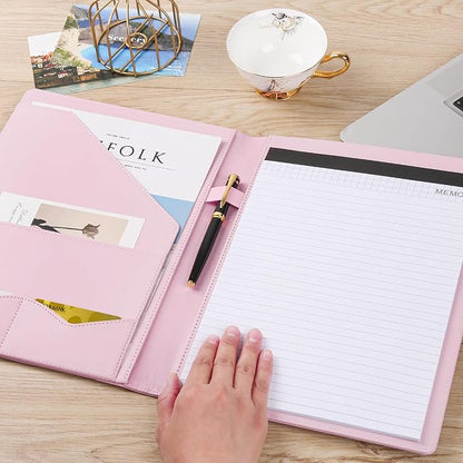 Pacific Mailer Padfolio Portfolio Leather Binder, Interview Legal Document - Image 5