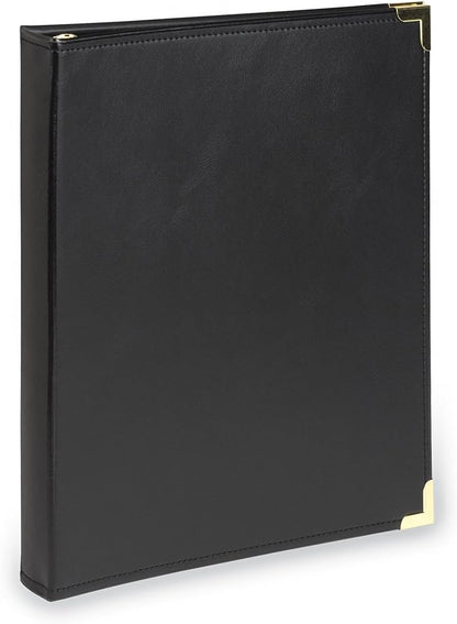Samsill Classic Collection Leather 3 Ring Binder, Executive Presentation by Samsill