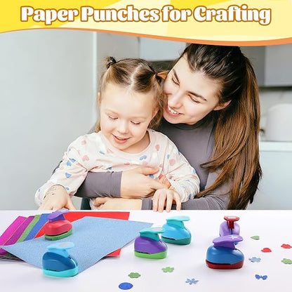 6 Pcs Colorful Craft Hole Punch - Image 6
