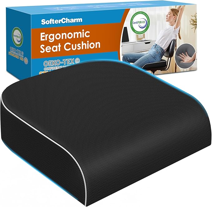 Seat Cushion, Memory Foam Office Chair Cushions by Unknown