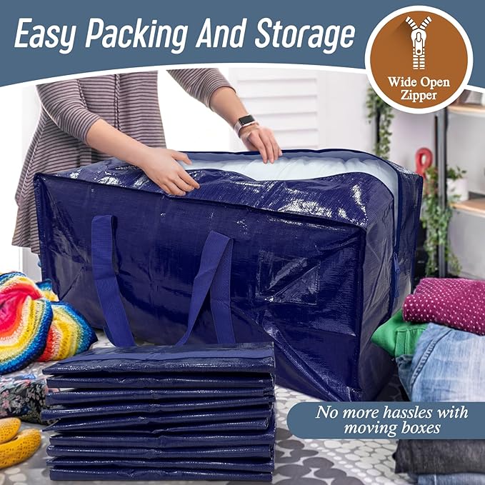 12 Pack Extra Heavy Duty Large Moving Bags - Image 5