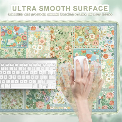 iCasso Green Large Mouse Pad, Gaming Mat, Desk Matt - Image 3