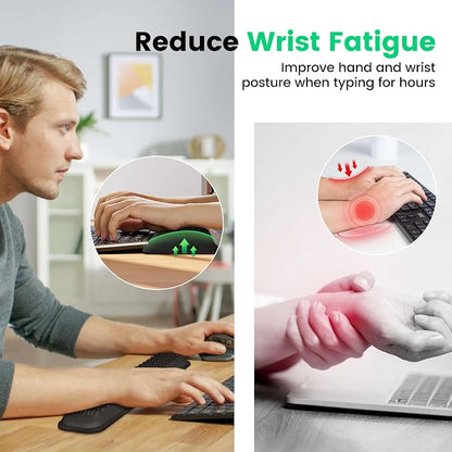 MEKASS Keyboard Wrist Rest, Soft Memory Foam Wrist Support - Image 4