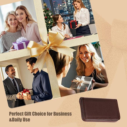 Business Card Holder PU Leather - Image 7