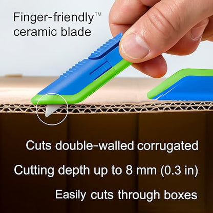 Slice Box Cutter, Heavy Duty Utility Knife, Safe Ceramic Blade Lasting 11x - Image 4