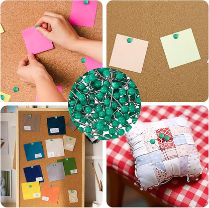 XIHIRCD 200pcs Map Push Pins, Map Tacks Round Head Pins Small Thumb Tacks - Image 7