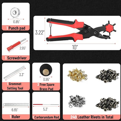 UNCO- Leather Hole Punch Tool Set - Image 2