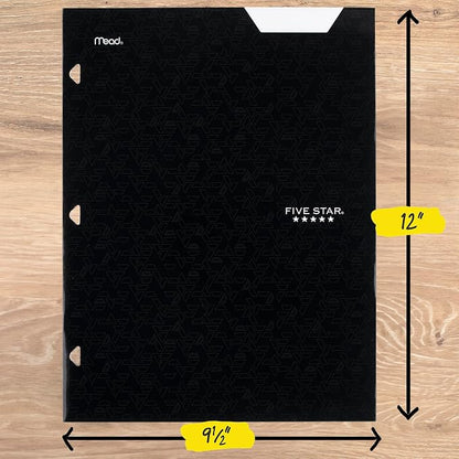 Five Star 4-Pocket Folder, 6 Pack, Paper Folder, Fits 3-Ring Binders, Holds - Image 6