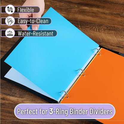 Mr. Pen- Dividers for 3 Ring Binder, 2 Sets, 6 Pack/Set, Binder Dividers - Image 5