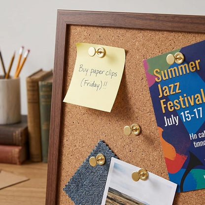 Gold Heavy Duty Thumb Tacks, Extra Long Push Pins - Image 9