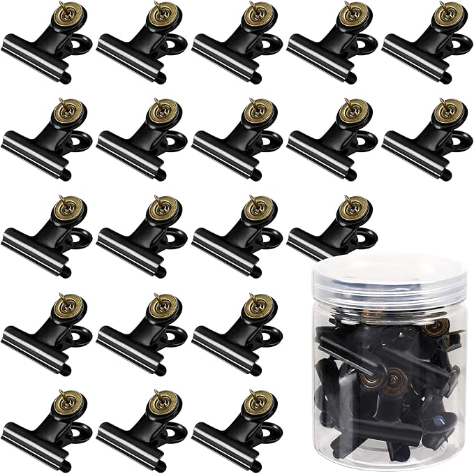 SANNIX 20 Pcs Metal Push Pin Clips 31mm by SANNIX