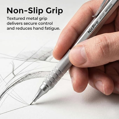 Nicpro 0.7 Metal Mechanical Pencil Set - Image 4