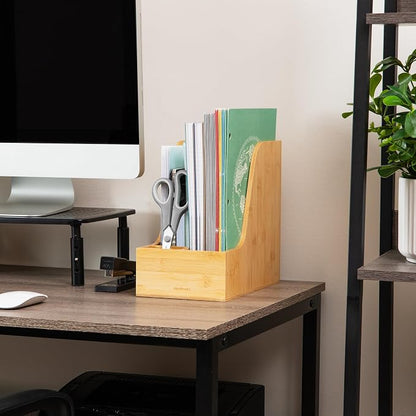 Mind Reader Vertical File Storage, Desktop Organizer, Magazine Holder - Image 6