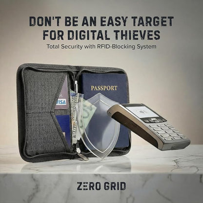 Zero Grid RFID Family Passport Holder - Image 6