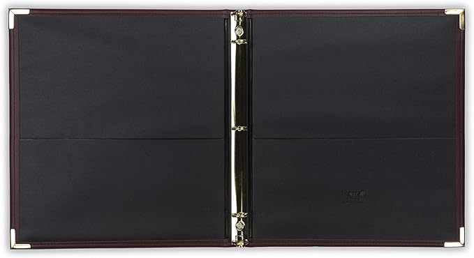 Samsill Classic Collection Leather 3 Ring Binder, Executive Presentation - Image 6