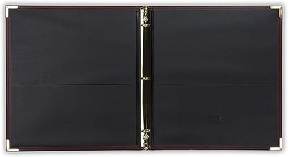 Samsill Classic Collection Leather 3 Ring Binder, Executive Presentation - Image 6