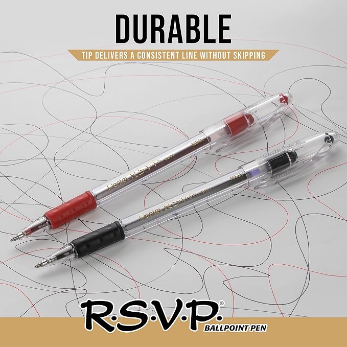 Pentel RSVP Ballpoint Pen, Fine Line - Image 6