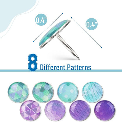 Mr. Pen- Flat Thumb Tacks, 80 Pack, Metal Push Pins - Image 3