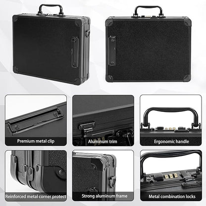 Clipboard with Storage Combination Lock with Handle, Metal clipboard with - Image 4