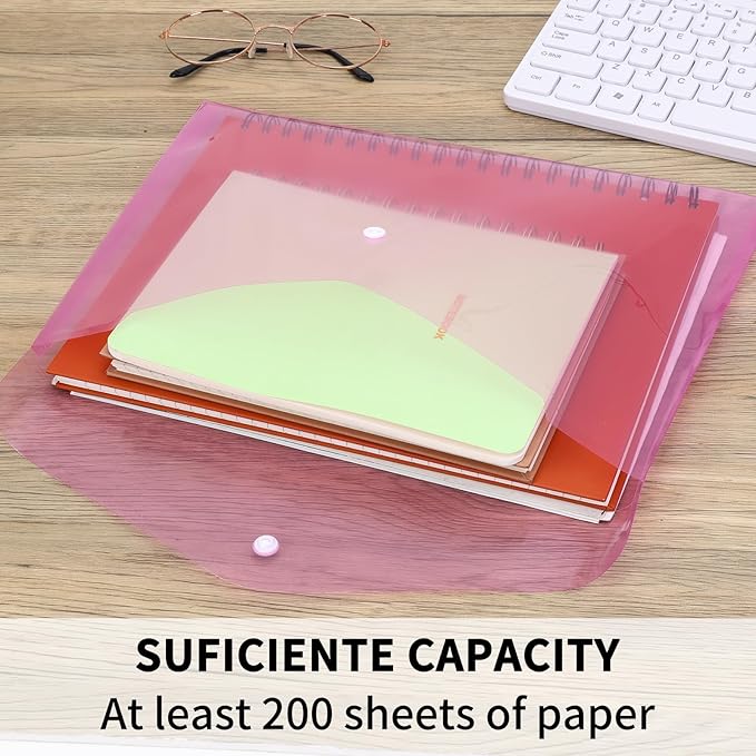 EOOUT 14pcs Plastic Envelopes, Plastic Folders - Image 3