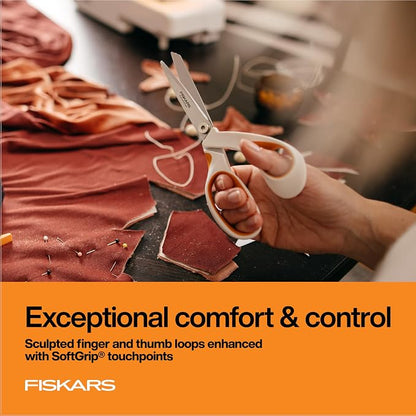 Fiskars RazorEdge Fabric Scissors, Heavy Duty Fabric Shears, Ultra-Sharp - Image 5