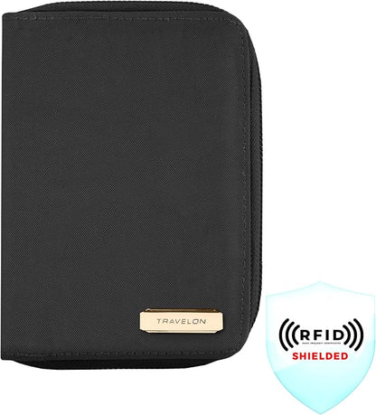 Travelon RFID Blocking Passport Zip Wallet - Image 2