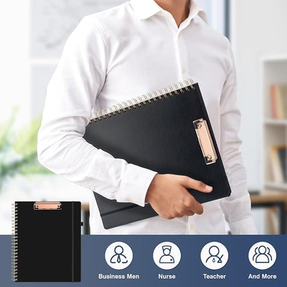 Ospelelf Clipboard with Storage Spiral Clipboard Folio - Image 5