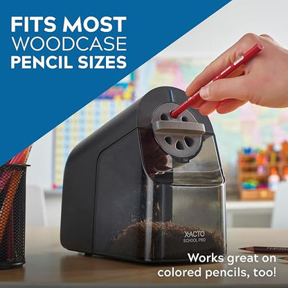 X-ACTO Pencil Sharpener, School Pro Electric Sharpener, - Image 4
