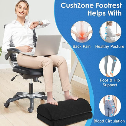 CushZone Foot Rest, Desk & Gaming Accessories, Foot Rest - Image 4