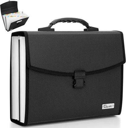 Uquelic 26 Pockets Expanding File Folder Organizer by Uquelic